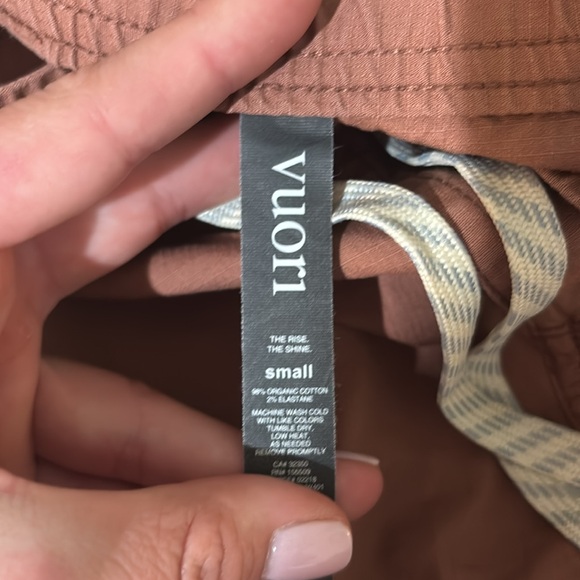 Vuori Ripstop Pant Light Terracotta Size Small - Picture 6 of 6